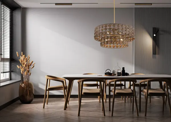Silencio 7-Light Pendant in Riviera Brass by Breegan Jane - Image 9