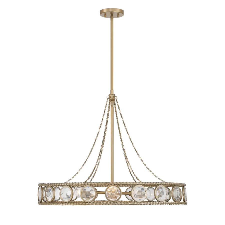 Cologne 6-Light Pendant in Opulent Gold - Image 1