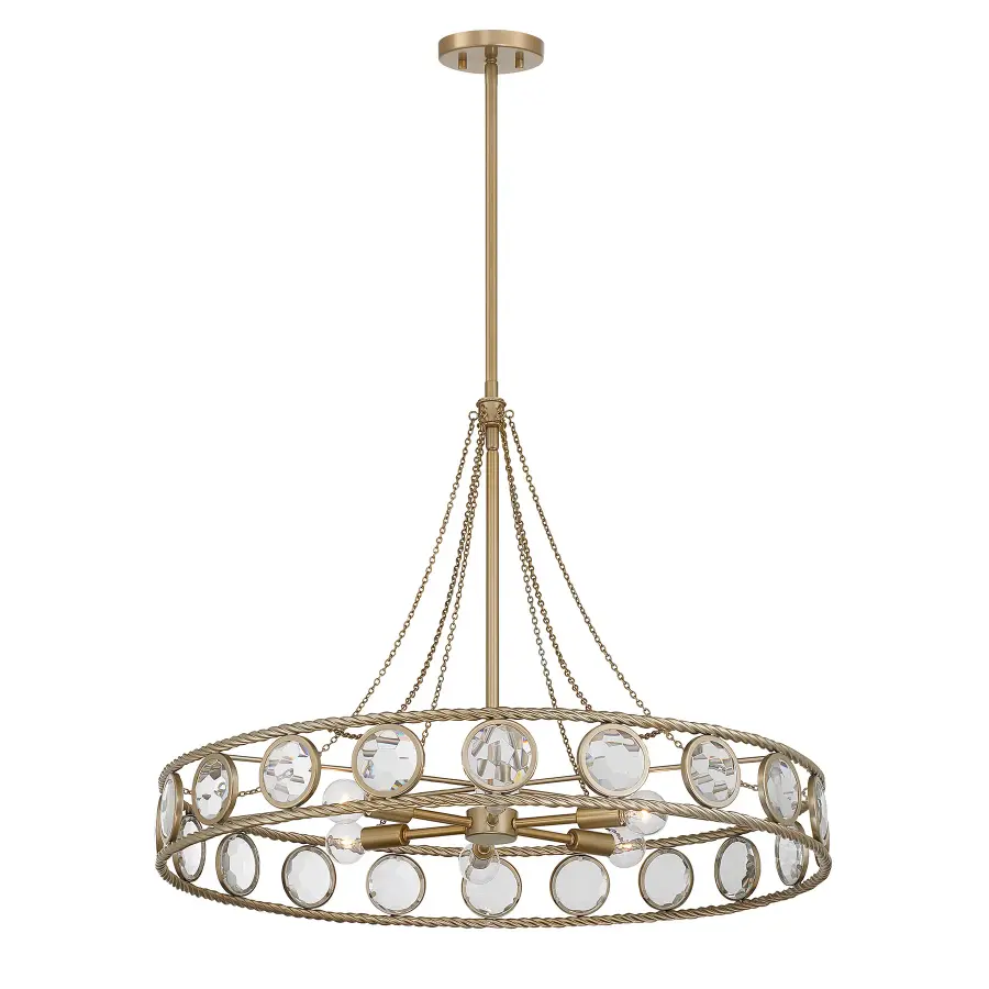 Cologne 6-Light Pendant in Opulent Gold - Image 3