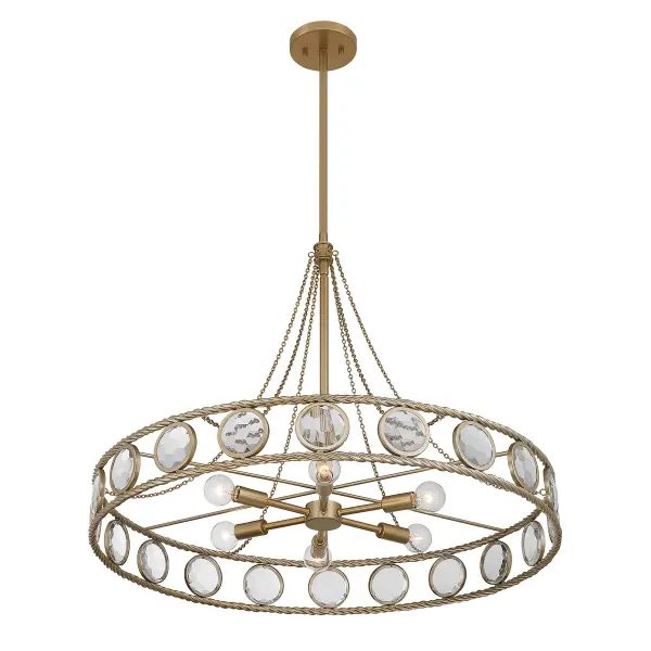Cologne 6-Light Pendant in Opulent Gold - Image 4