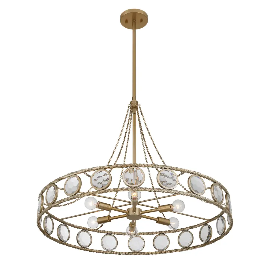 Cologne 6-Light Pendant in Opulent Gold - Image 4