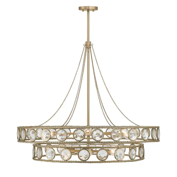 Cologne 12-Light Pendant in Opulent Gold - Image 1
