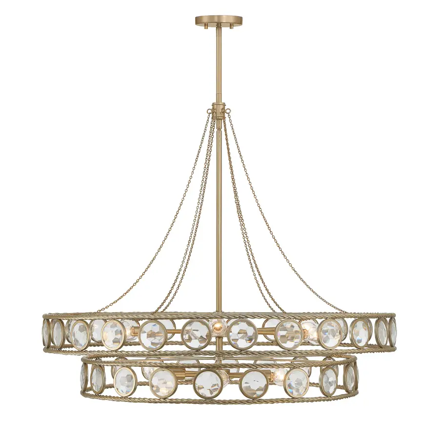 Cologne 12-Light Pendant in Opulent Gold - Image 1