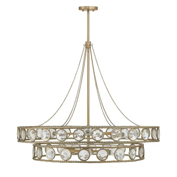 Cologne 12-Light Pendant in Opulent Gold - Image 2
