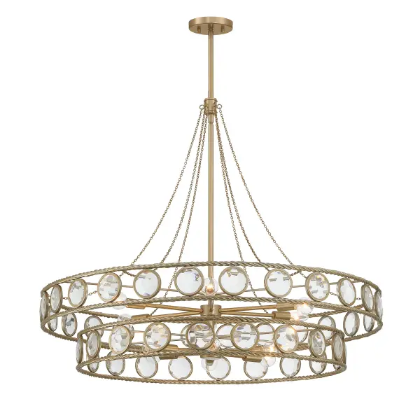 Cologne 12-Light Pendant in Opulent Gold - Image 3