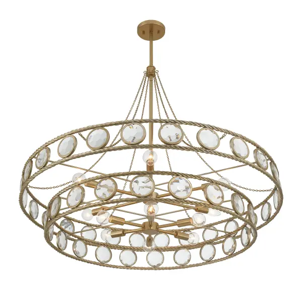 Cologne 12-Light Pendant in Opulent Gold - Image 4