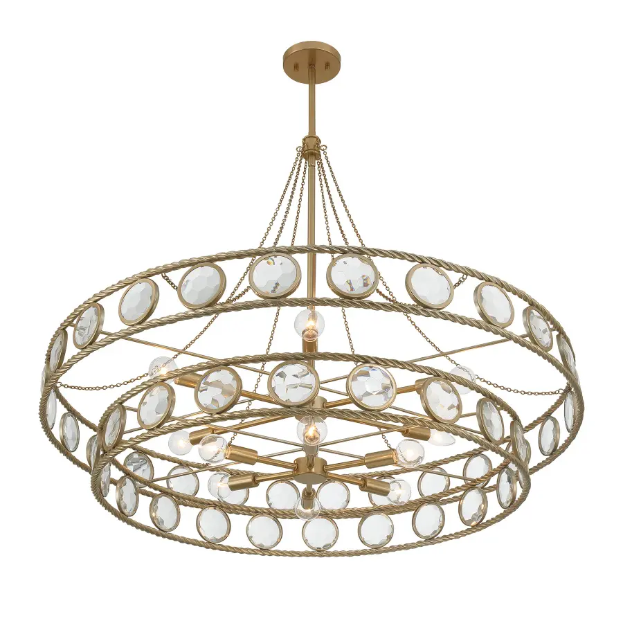 Cologne 12-Light Pendant in Opulent Gold - Image 4