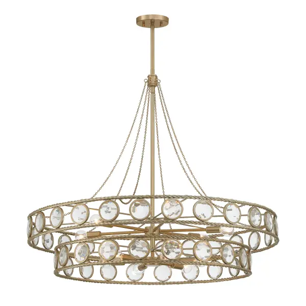 Cologne 12-Light Pendant in Opulent Gold - Image 5