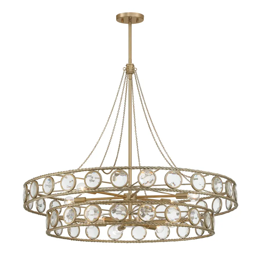 Cologne 12-Light Pendant in Opulent Gold - Image 5