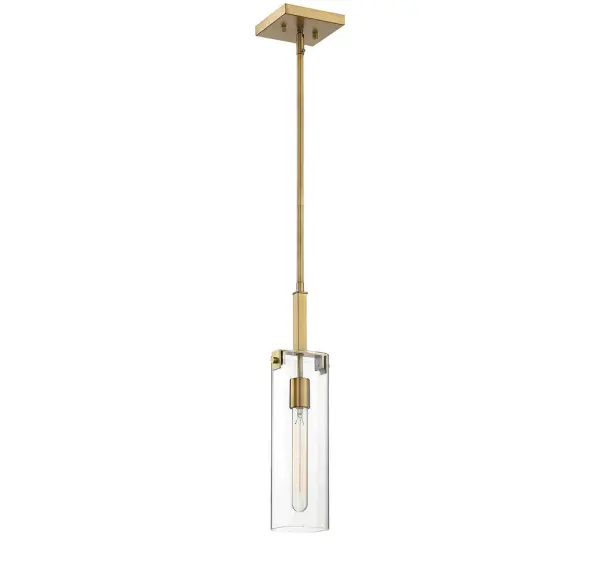 Winfield One Light Mini Pendant in Warm Brass - Image 3