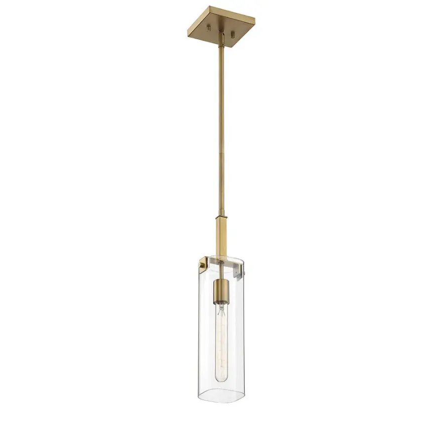 Winfield One Light Mini Pendant in Warm Brass - Image 4
