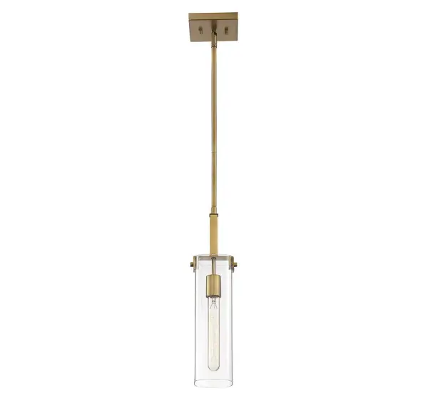 Winfield One Light Mini Pendant in Warm Brass - Image 5