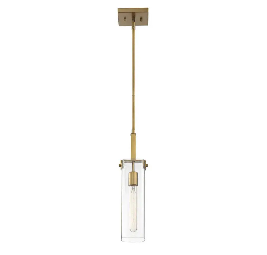 Winfield One Light Mini Pendant in Warm Brass - Image 5
