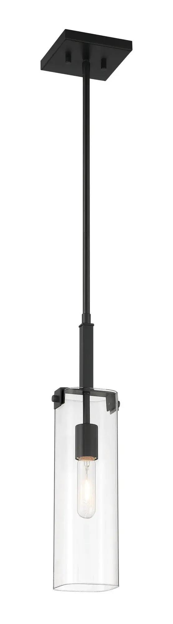 Winfield 1-Light Mini-Pendant in Matte Black - Image 3