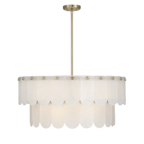 Ashton 10-Light Pendant in Noble Brass - Image 1