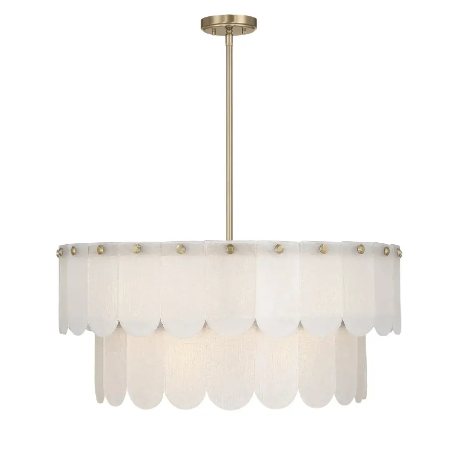 Ashton 10-Light Pendant in Noble Brass - Image 1