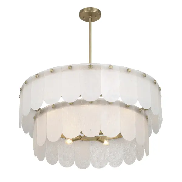 Ashton 10-Light Pendant in Noble Brass - Image 4