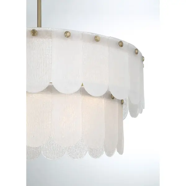 Ashton 10-Light Pendant in Noble Brass - Image 5