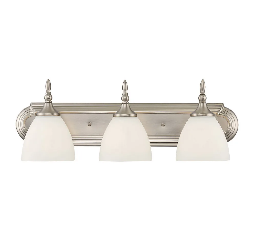 Herndon Three Light Bath Bar in Satin Nickel