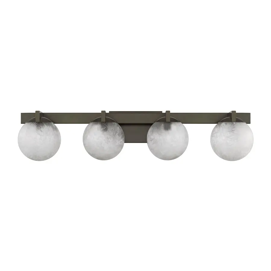 Darien 4-Light Bath Bar in Mediterranean Bronze - Image 2