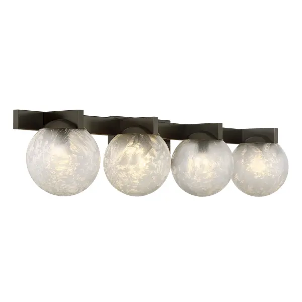 Darien 4-Light Bath Bar in Mediterranean Bronze - Image 4