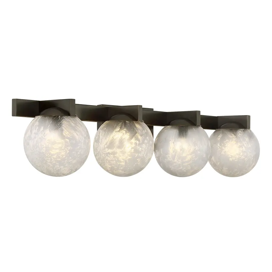 Darien 4-Light Bath Bar in Mediterranean Bronze - Image 4