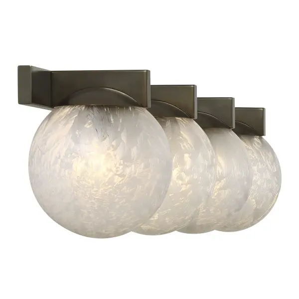 Darien 4-Light Bath Bar in Mediterranean Bronze - Image 5