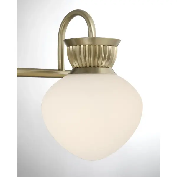 Melbourne 3-Light Bathroom Vanity Light in Noble Brass - Image 6