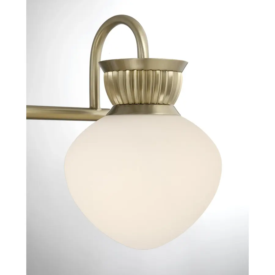 Melbourne 3-Light Bathroom Vanity Light in Noble Brass - Image 6