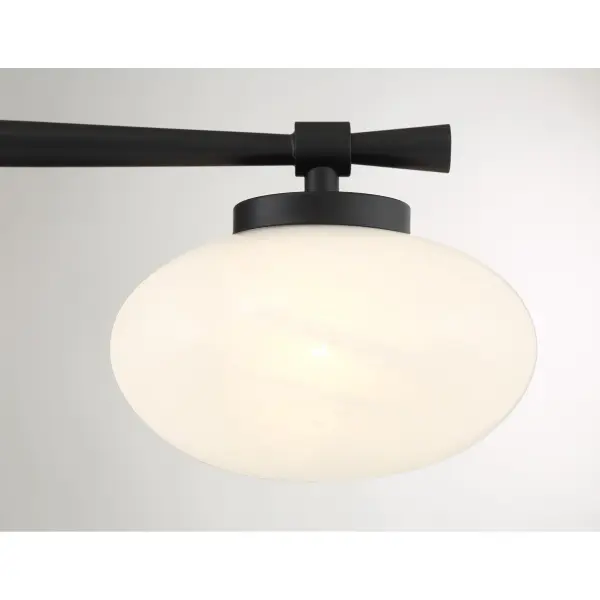 Barrow 3-Light Bathroom Vanity in Matte Black - Image 6