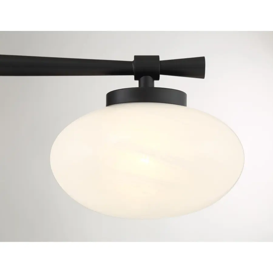 Barrow 3-Light Bathroom Vanity in Matte Black - Image 6