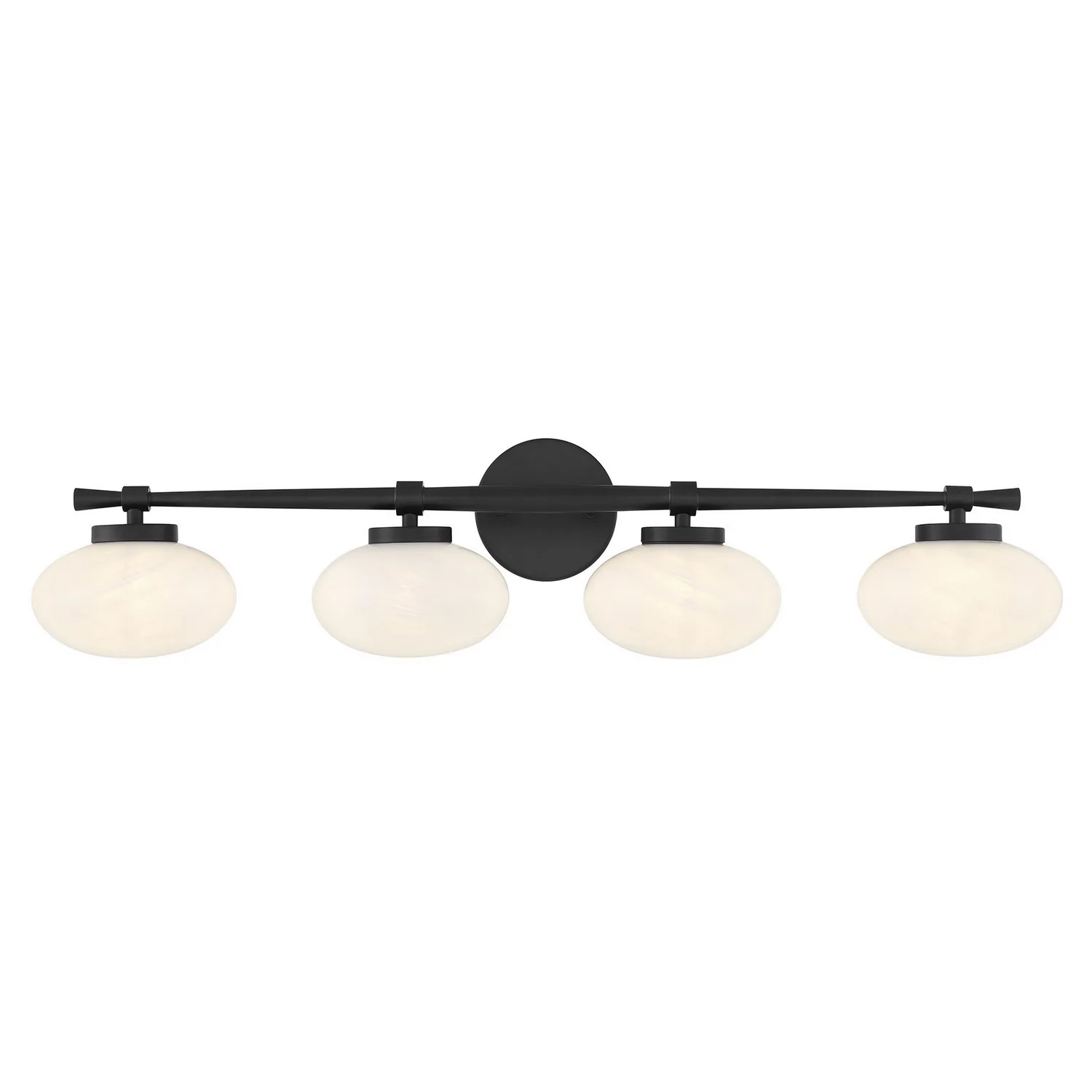 Barrow 4-Light Bathroom Vanity in Matte Black