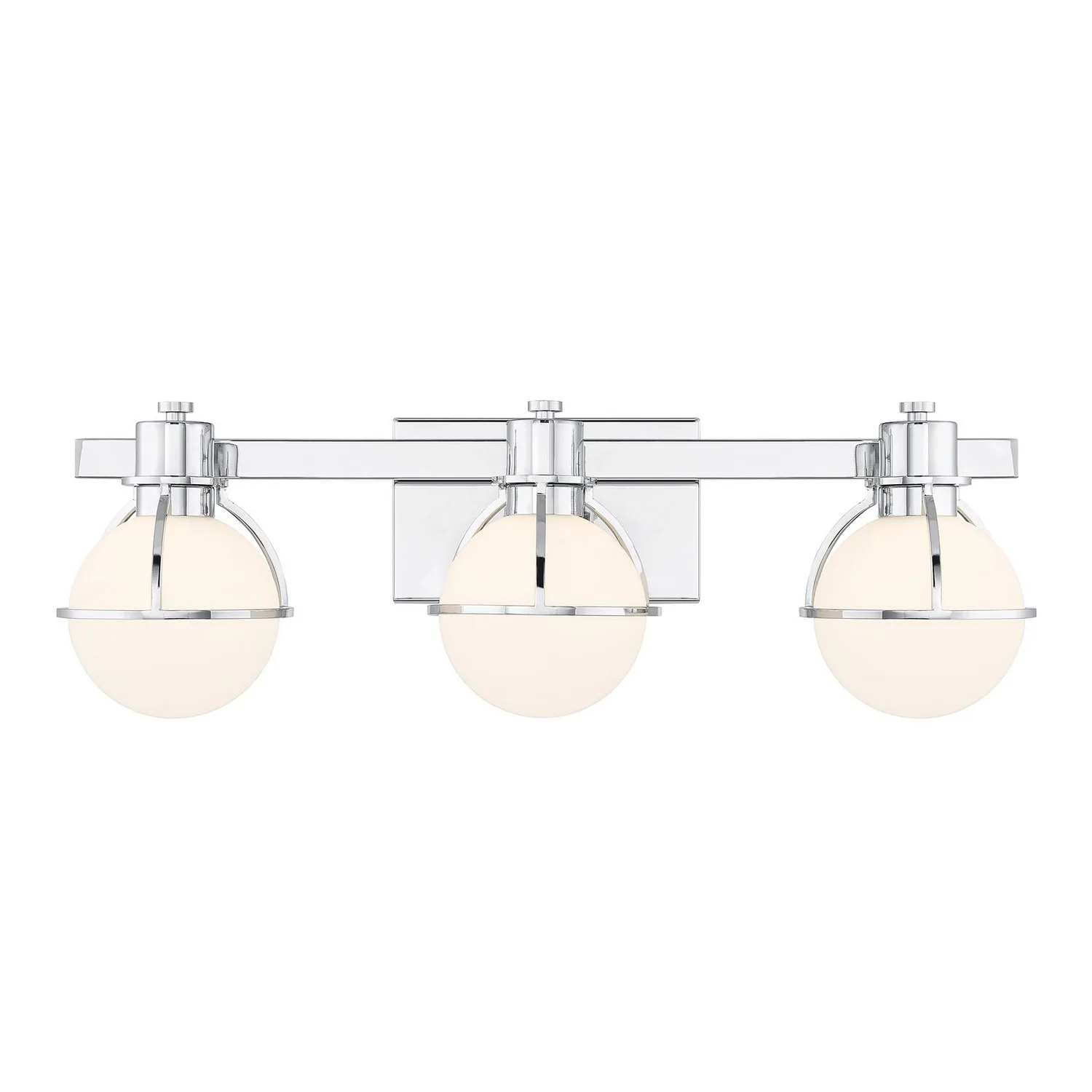 Pierce Three Light Bathroom Vanity in Chrome