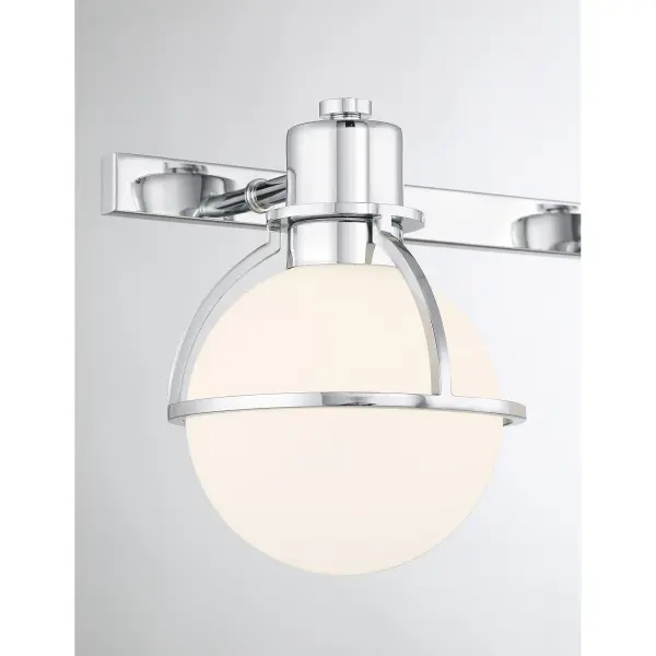 Pierce Three Light Bathroom Vanity in Chrome - Image 6
