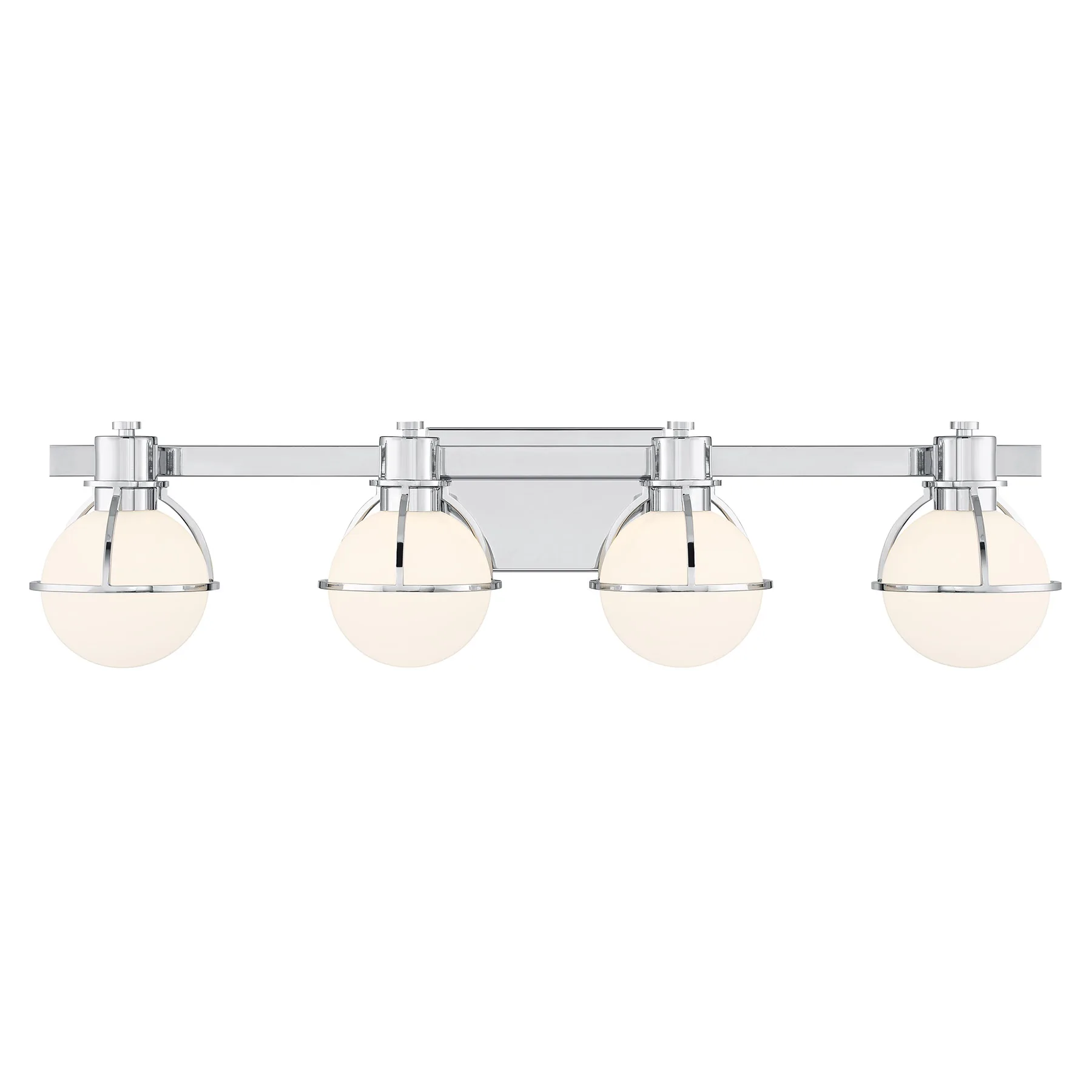 Pierce 4-Light Bathroom Vanity in Chrome