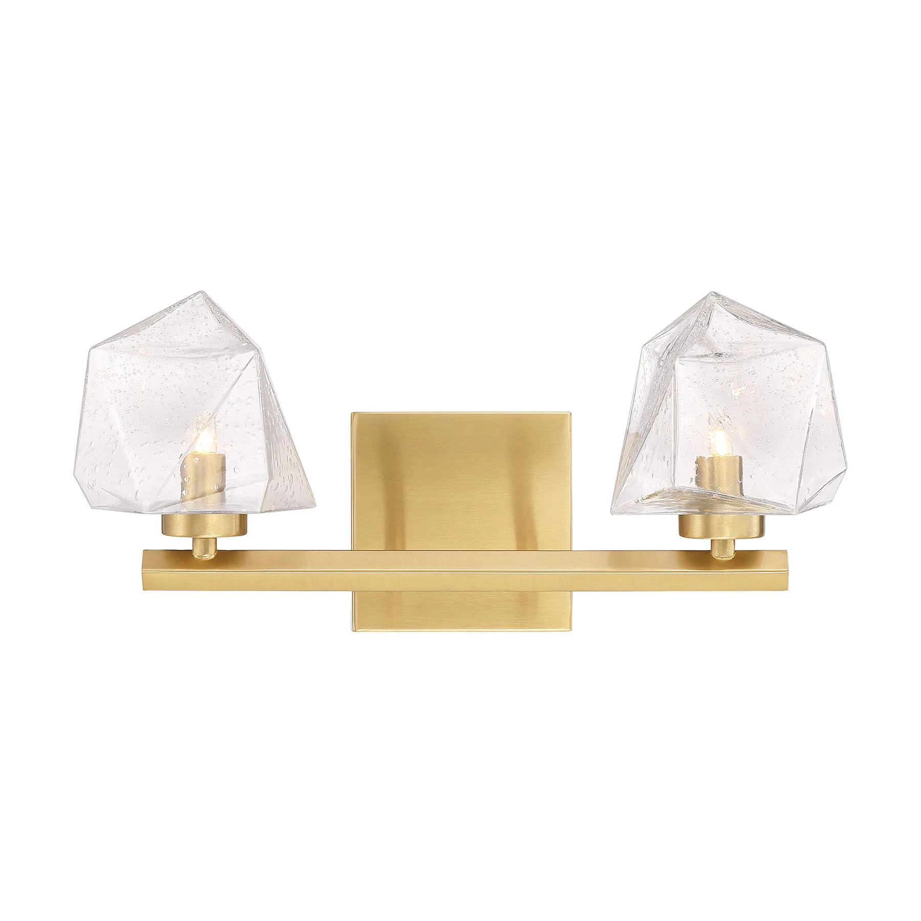 Castello LED Bathroom Vanity Light in Warm Brass