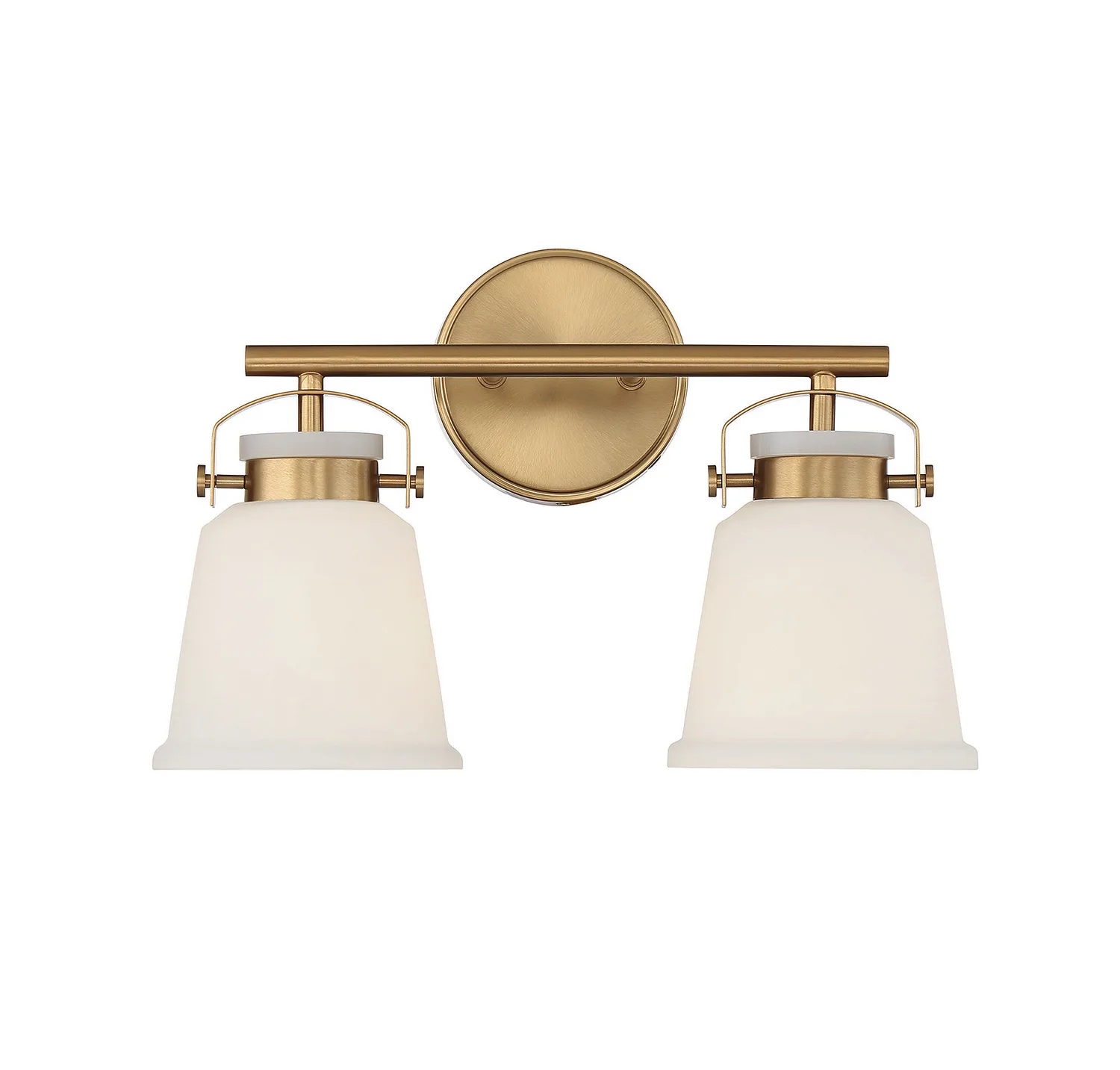 Kaden Two Light Bathroom Vanity in Warm Brass