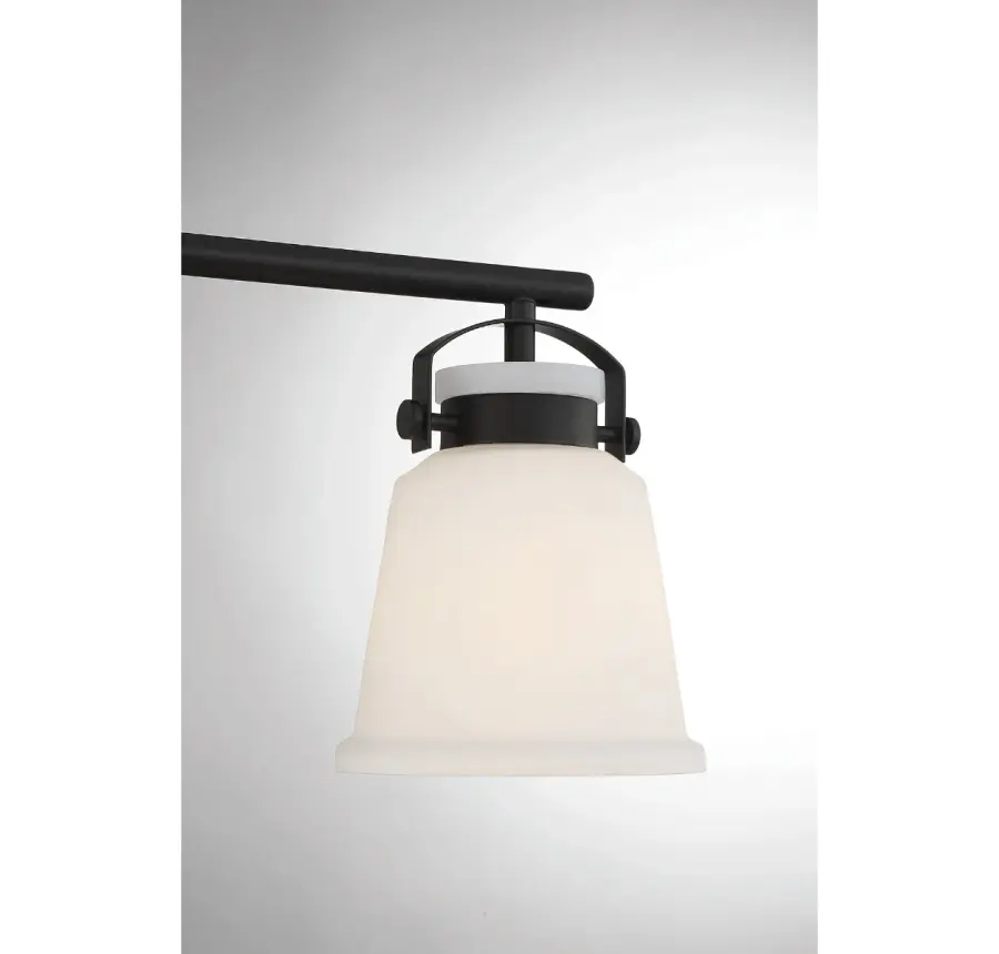 Kaden 3-Light Bathroom Vanity Light in Matte Black - Image 6