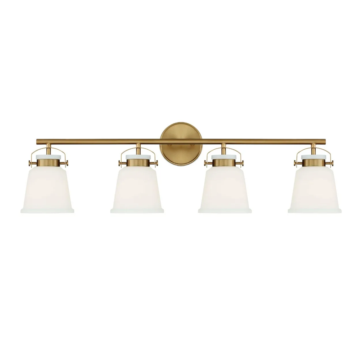 Kaden 4-Light Bathroom Vanity in Warm Brass