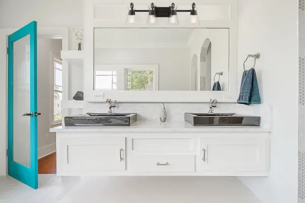 Lakewood 4-Light Bathroom Vanity Light in Matte Black - Image 6