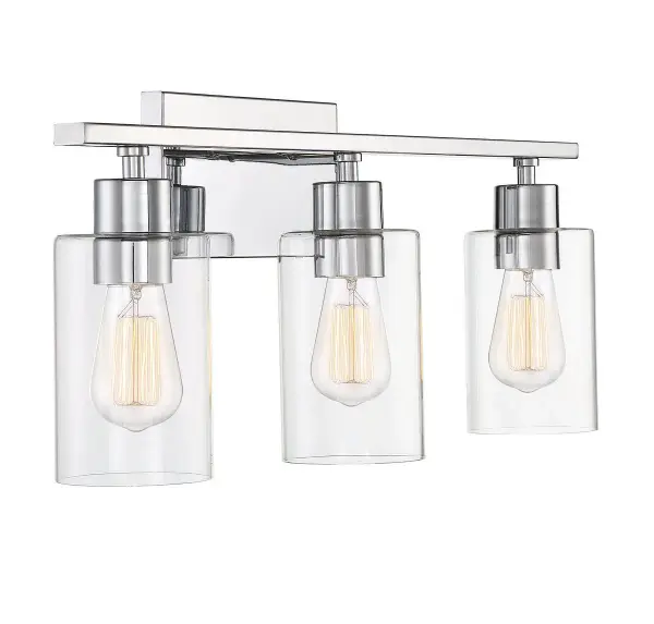 Lambert 3-Light Bathroom Vanity Light in Polished Chrome - Image 4