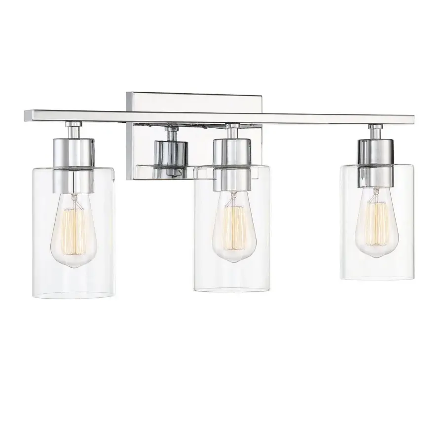 Lambert 3-Light Bathroom Vanity Light in Polished Chrome - Image 5