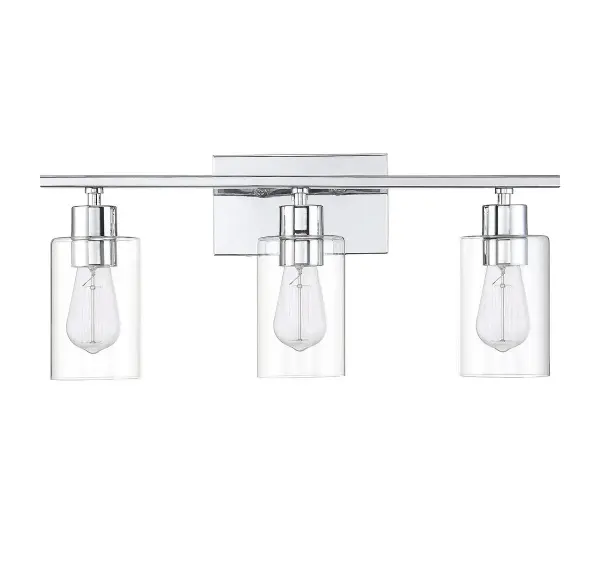 Lambert 3-Light Bathroom Vanity Light in Polished Chrome - Image 6