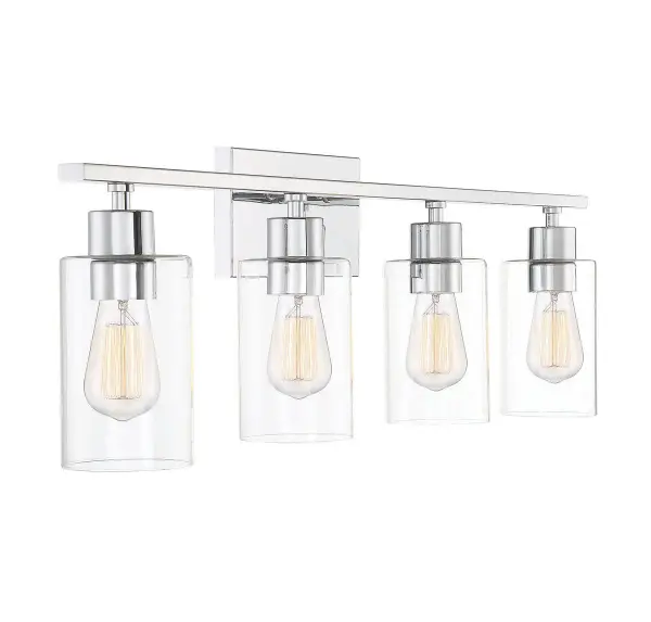 Lambert 4-Light Bathroom Vanity Light in Polished Chrome - Image 3