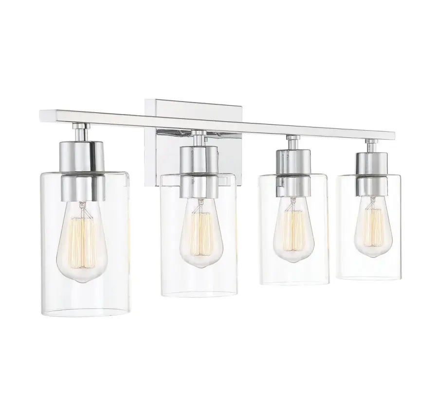 Lambert 4-Light Bathroom Vanity Light in Polished Chrome - Image 3