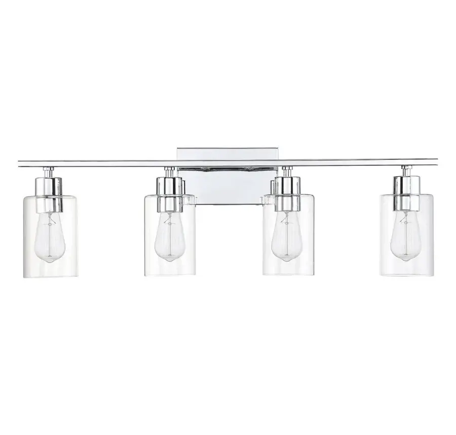 Lambert 4-Light Bathroom Vanity Light in Polished Chrome - Image 5
