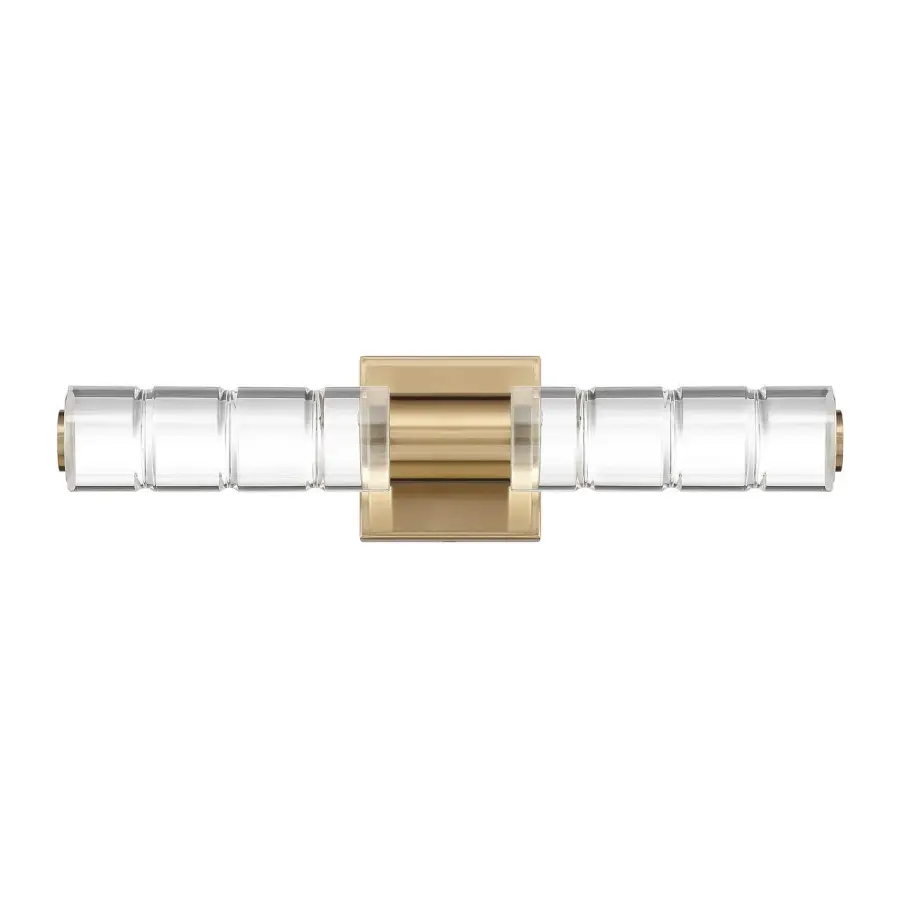 Beale LED Bathroom Vanity Light in Noble Brass - Image 1