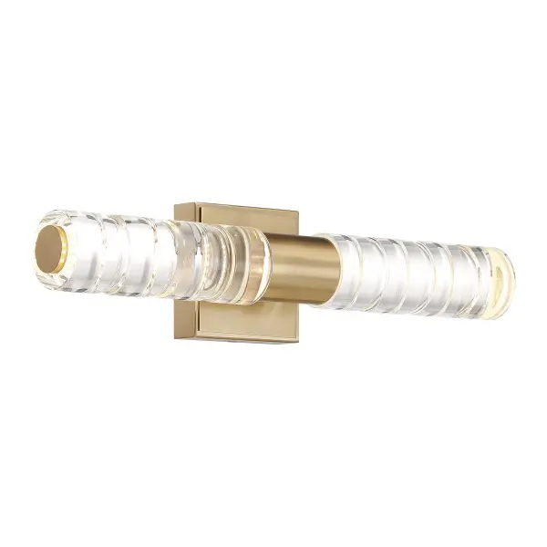 Beale LED Bathroom Vanity Light in Noble Brass - Image 4