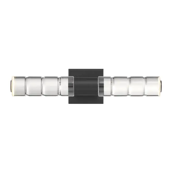 Beale LED Bathroom Vanity Light in Black Lustre - Image 1