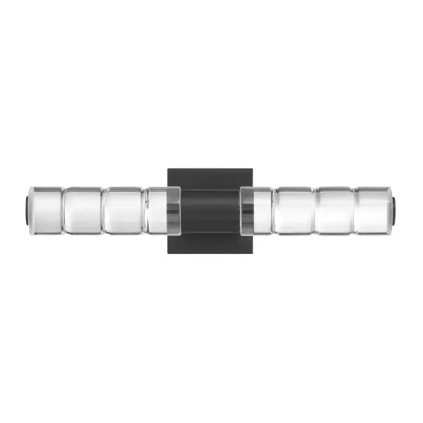Beale LED Bathroom Vanity Light in Black Lustre - Image 2